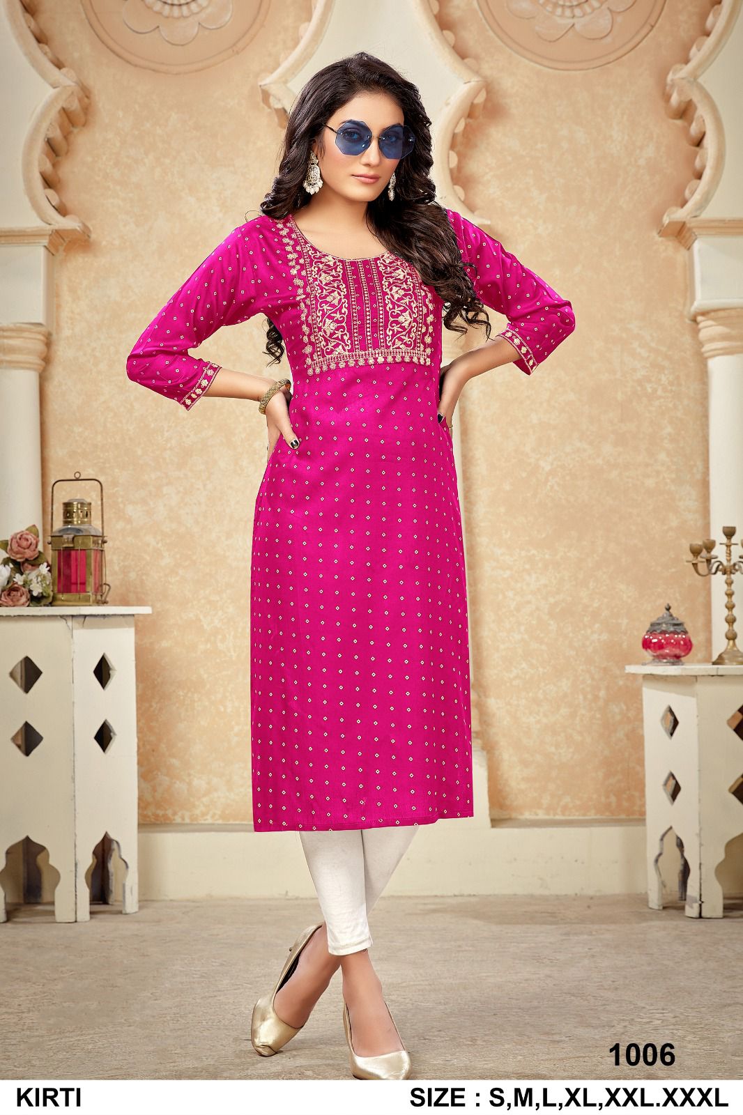 Kirti 1001 Printed Designer Kurtis Catalog
